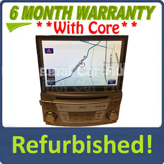 Refurbished 2010 - 2012 Subaru Outback Legacy OEM AM FM SAT SINGLE CD Navigation Touch Screen Harmon Kardon Premium Sound
