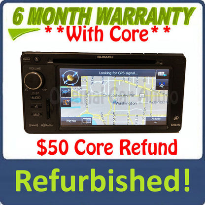 Refurbished 2014 - 2015 Subaru Forester OEM Touch Screen Navigation Bluetooth Radio Receiver