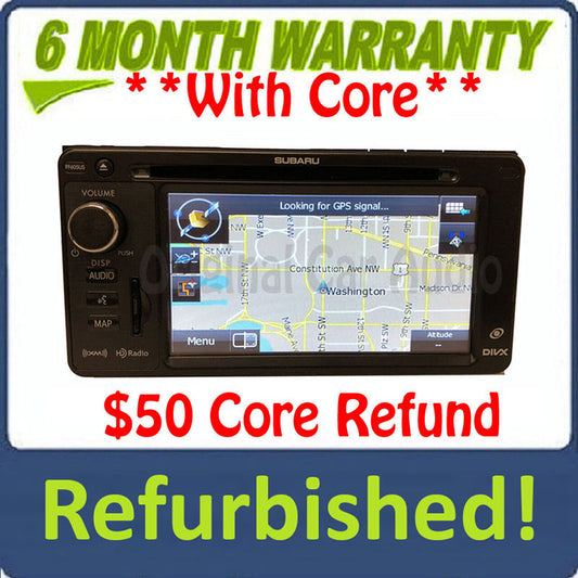 Refurbished 2014 - 2015 Subaru Forester OEM Touch Screen Navigation Bluetooth Radio Receiver