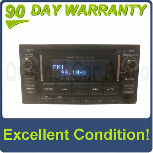 2015 Subaru Impreza OEM AM FM CD Player XM HD Radio Receiver CV629UM