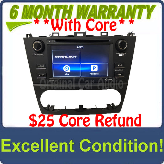 2015 - 2018 Subaru Crosstrek Impreza OEM Single CD Touch Screen Radio Receiver