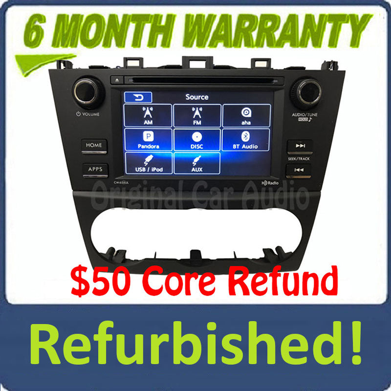 Refurbished 2015 - 2018 Subaru Crosstrek Impreza OEM Single CD Touch Screen Radio Receiver