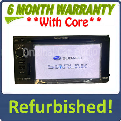 Refurbished 2014 - 2016 Forester OEM Harman Kardon Premium Sound Navigation GPS Multimedia Bluetooth Radio Receiver