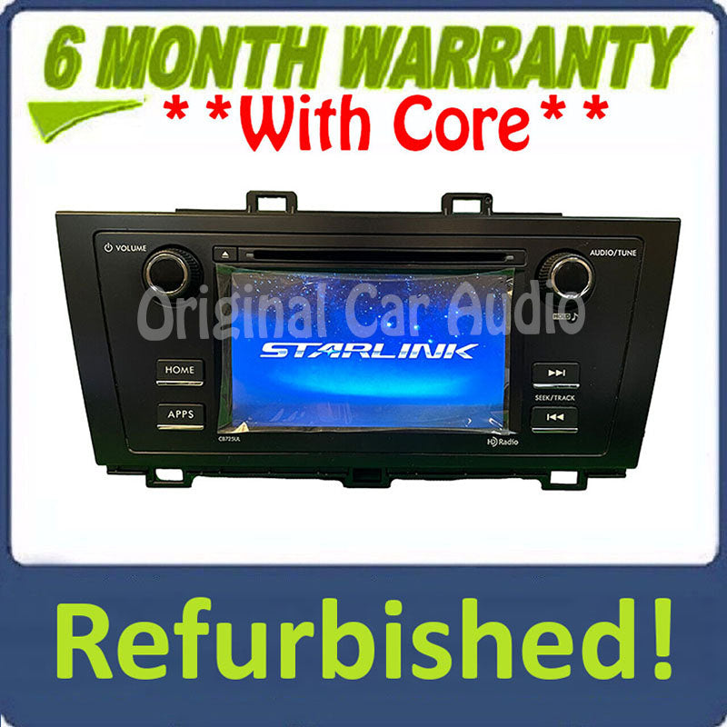 Refurbished 2015 - 2016 Subaru Legacy OEM Starlink APPS HD Touch Screen CB624UL, CB725UL