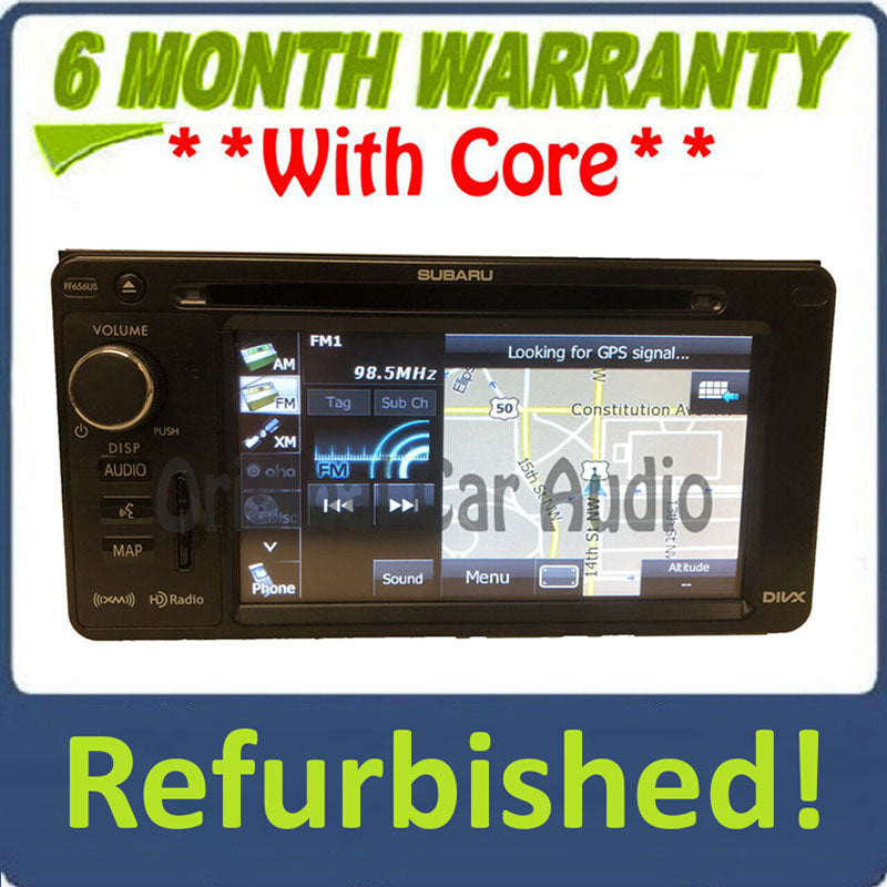 Refurbished 2012 - 2016 Subaru Impreza Forester OEM Touch Screen Navigation CD SAT HD Radio Receiver New Screen