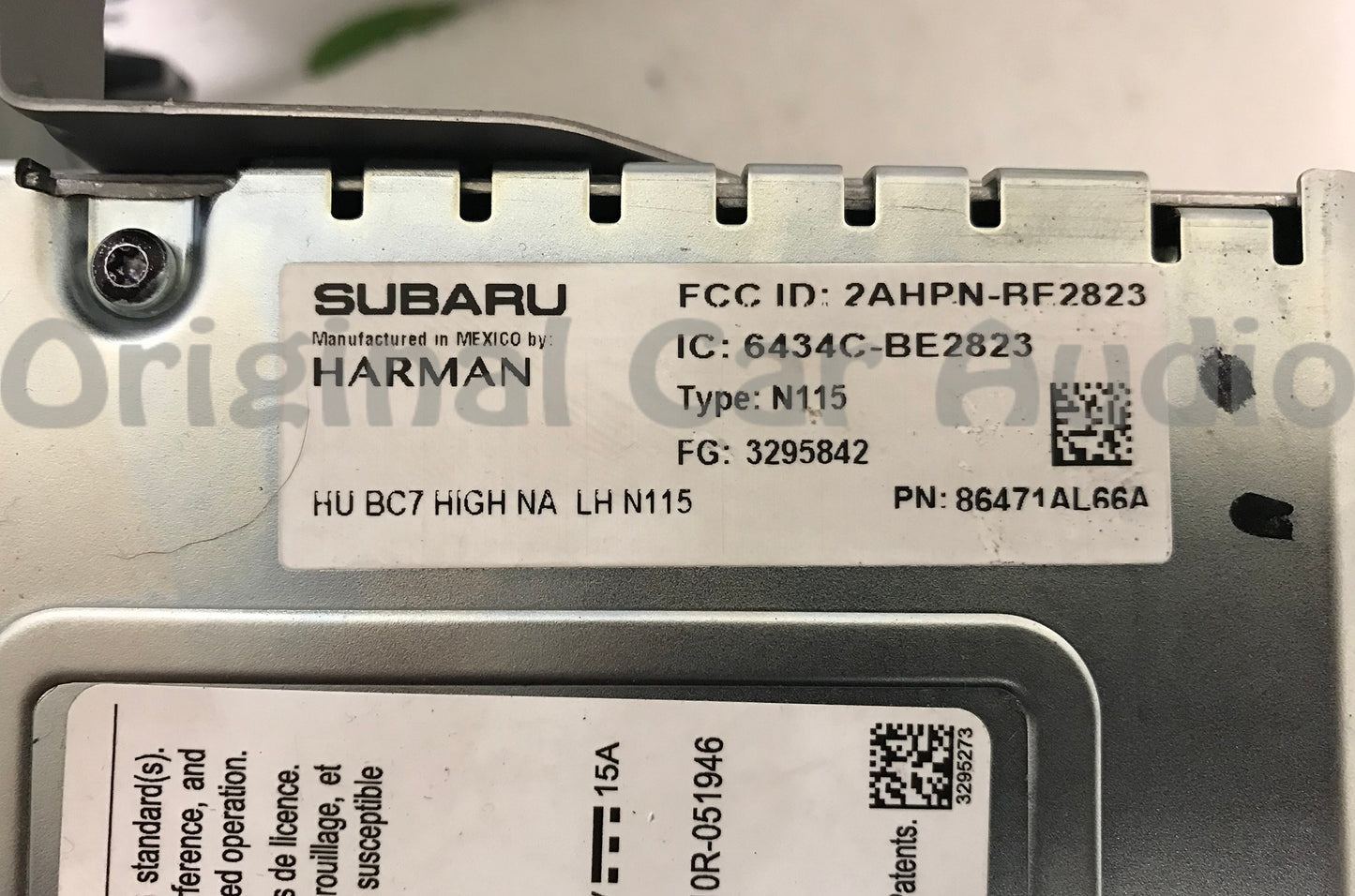 2018 2019 Subaru Legacy Outback OEM Starlink Navigation Multimedia APPS CD XM Radio Receiver w/ CARPLAY DIGITAL