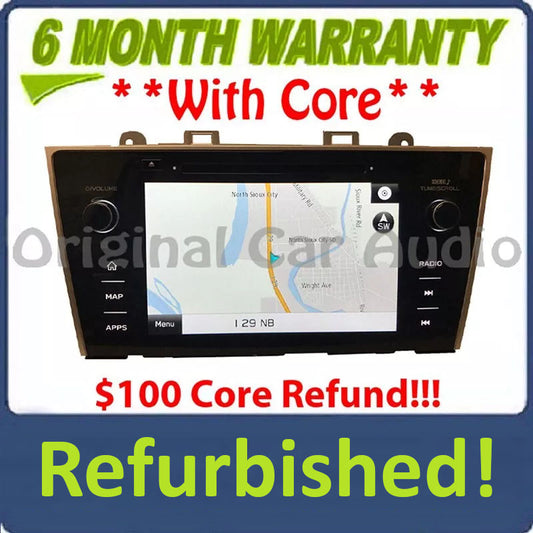 Refurbished 2018 - 2019 Subaru Legacy Outback OEM Starlink Navigation Multimedia APPS CD XM Radio Receiver w/ CARPLAY - ANALOG