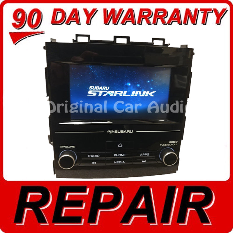 REPAIR SERVICE  2017 - 2018 Subaru Impreza Crosstrek OEM Starlink Bluetooth Apps AM FM Radio w/CARPLAY