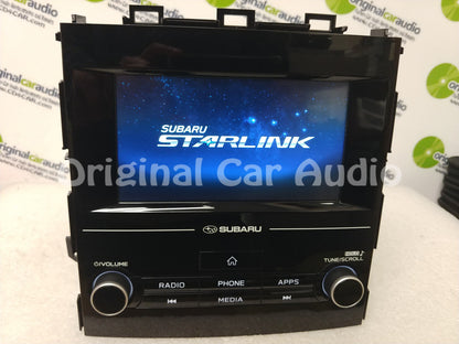 Refurbished 2017 - 2018 Subaru Impreza Crosstrek OEM Starlink Bluetooth Apps AM FM Radio