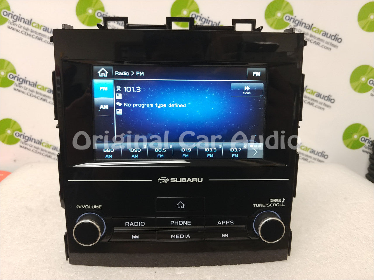 Refurbished 2017 - 2018 Subaru Impreza Crosstrek OEM Starlink Bluetooth Apps AM FM Radio