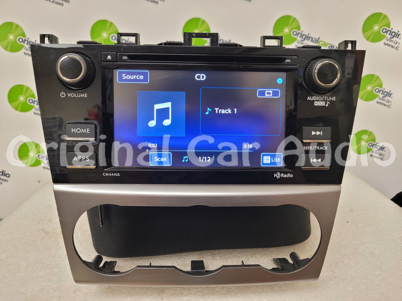 Refurbished 2015 Subaru Crosstrek Impreza OEM AM FM Single CD HD Radio CM644UL, CM695UL