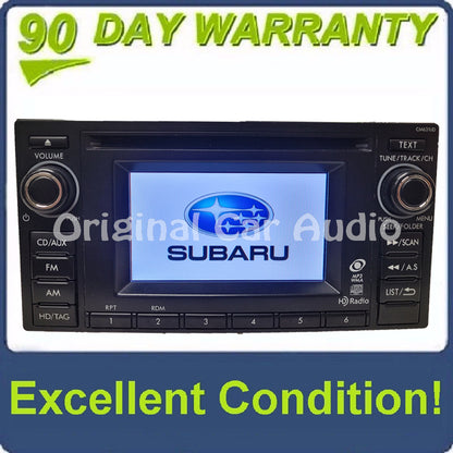 2012 - 2014 Subaru Crosstrek Impreza OEM AM FM HD Radio Single CD Player CM631UD