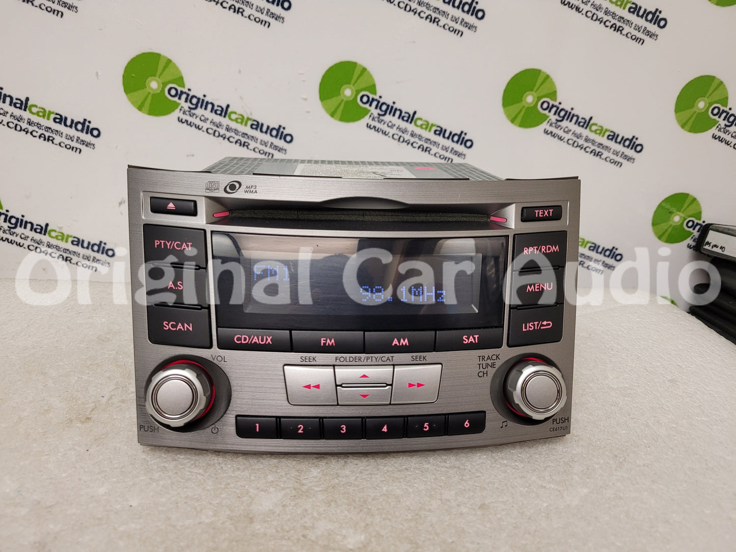 2012 - 2014 Subaru Legacy Outback OEM AM FM Single CD Radio Player