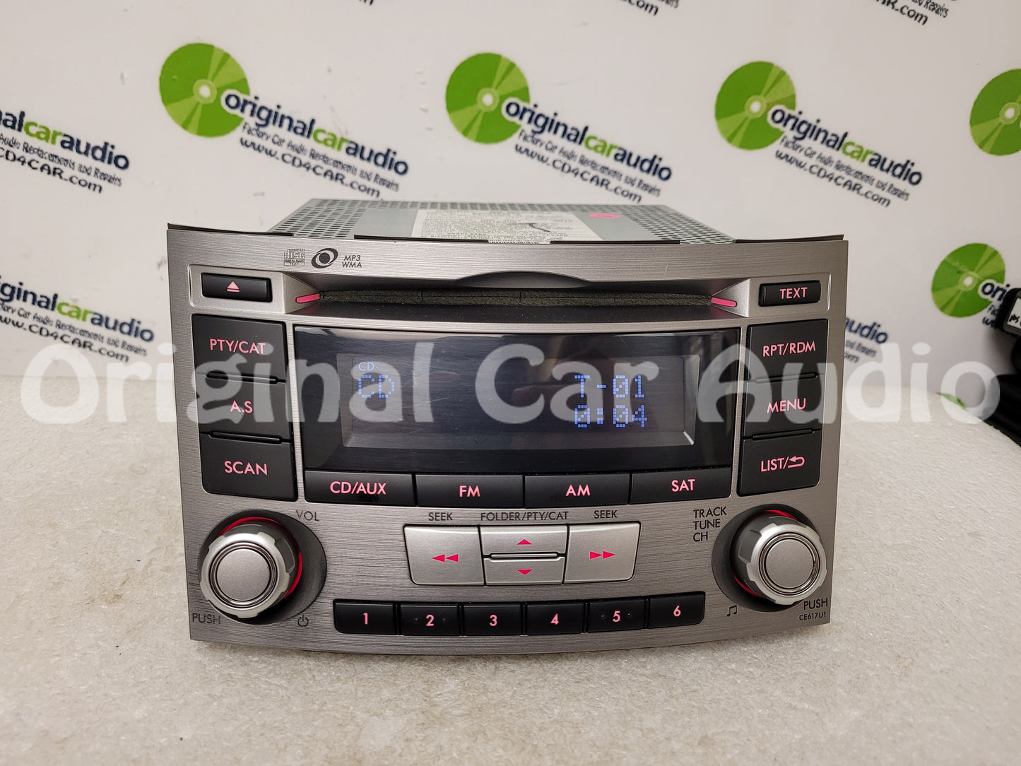 2012 - 2014 Subaru Legacy Outback OEM AM FM Single CD Radio Player