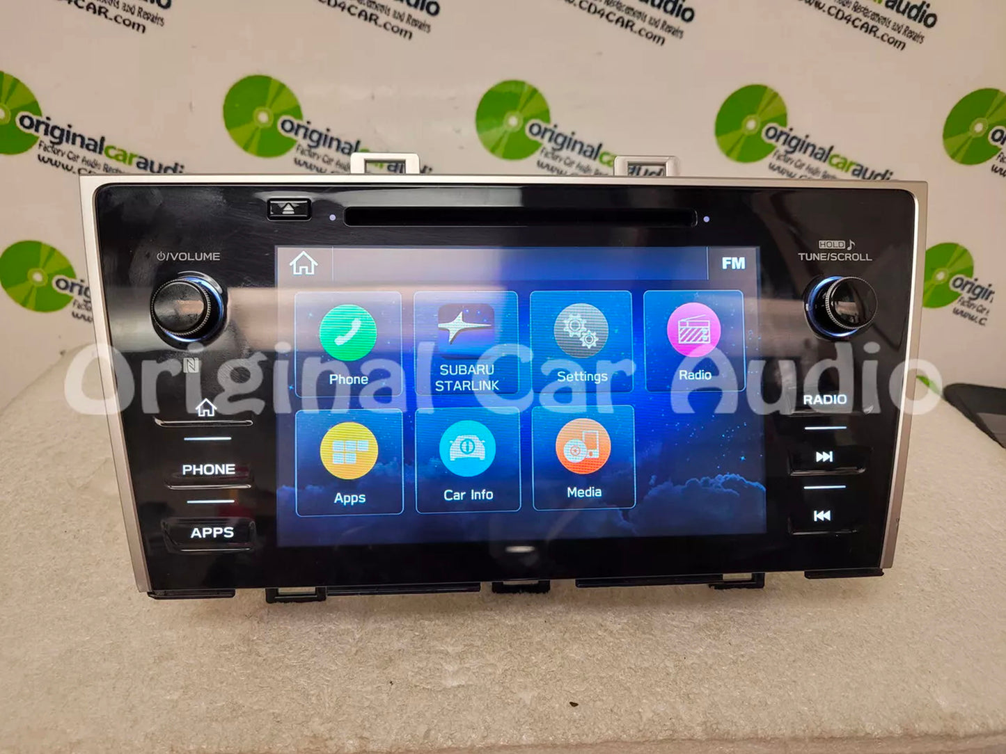 Refurbished 2019 Subaru Legacy Outback OEM Starlink Multimedia APPS CD XM Radio Receiver w/ CARPLAY Non-Navigation