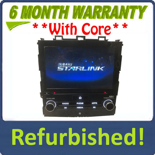 Refurbished 2017 - 2019 Subaru Impreza OEM Starlink Apple Carplay Android Auto Touch Screen CD Multi Media Radio Receiver