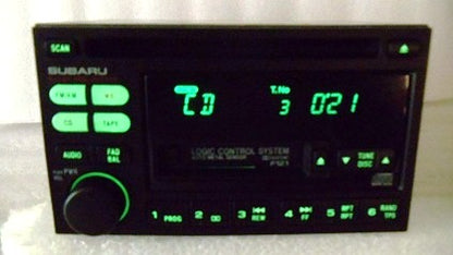 Subaru Legacy Forester Impreza Radio Tape CD Player P121 1995 1996 1997 1998 1999 2000 2001 2002 2003 2004 86201AE12A