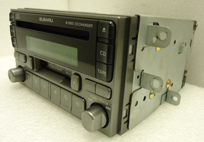 Subaru Legacy Impreza Forester OUTBACK Radio 6 CD Changer Tape Player P129