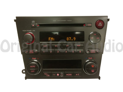 2005 - 2006 Subaru Legacy 2.5L 3.0L OEM AM FM Radio 6 CD Changer Receiver P-203UH