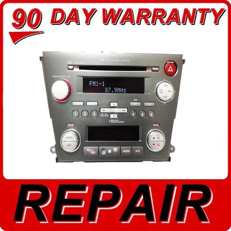 Repair Your 2005 - 2009 Subaru Legacy OEM 6 CD AM FM Radio Receiver Repair