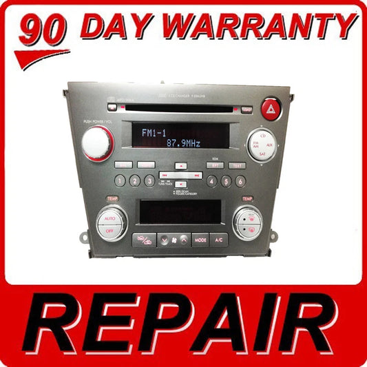 Repair Your 2005 - 2009 Subaru Legacy OEM 6 CD AM FM Radio Receiver Repair