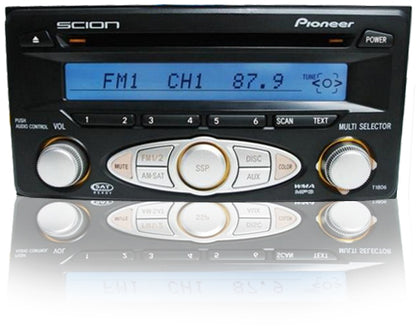 SCION XA XB TC Toyota Celica CD MP3 Player Radio T1806 Rav4 MR2 08600-21802 2003 2004 2005 2006 2007 2008 2009 2010 2011