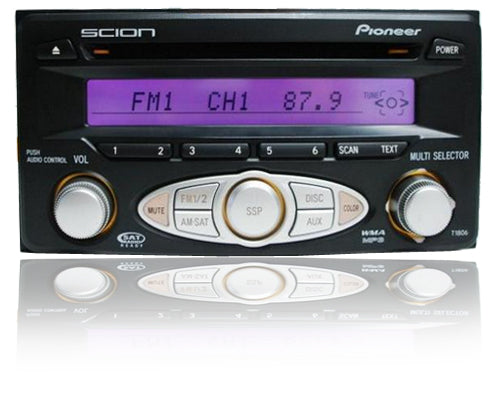 SCION XA XB TC Toyota Celica CD MP3 Player Radio T1806 Rav4 MR2 08600-21802 2003 2004 2005 2006 2007 2008 2009 2010 2011