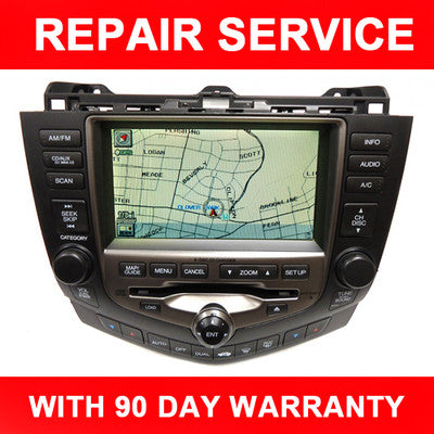 REPAIR SERVICE HONDA Accord Navigation GPS System 6 Disc Changer 2CY0 2CY1 2CY2 2CK0 2CK1 2CK2 2CK3 2CK4 2GY0 2GY1 2GY2 2GY3 2GY4 2GK0 2GK1 2GK2 2GK3 2GK4 39051-SDN-L810-M1 39051-SDA-L510-M1 39051-SDA-L410-M1 39051-SDA-L910-M1 39051-SDR-A410-M1