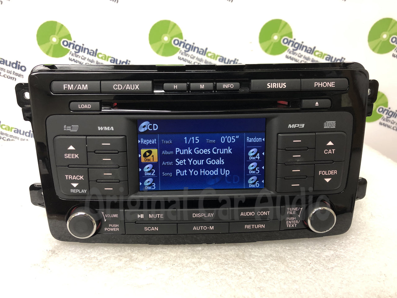 2010 - 2012 Mazda CX9 CX-9 OEM 6 CD AM FM SAT Multimedia Radio Receiver