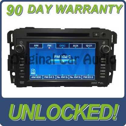 UNLOCKED GM OEM Stereo AM FM Radio GPS Navigation CD DVD Player