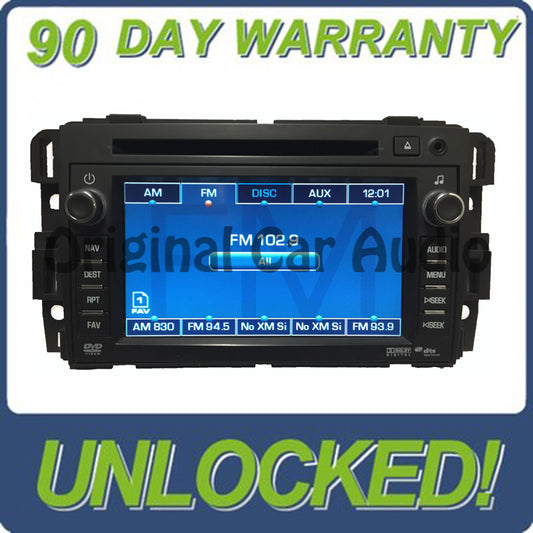 UNLOCKED GM OEM Stereo AM FM Radio GPS Navigation CD DVD Player