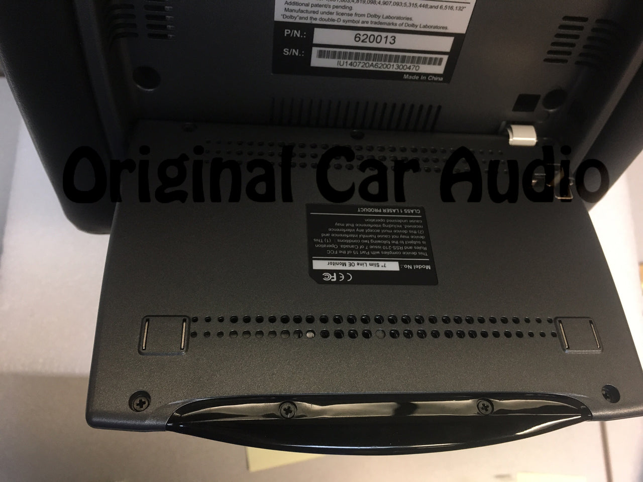Nissan OEM Factory Headrest B Passenger Monitor DVD Touchscreen Invision SL7 ESLB07LAXXA3