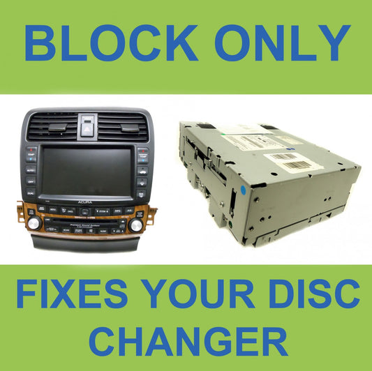 Acura TSX navigation 6 CD changer player BLOCK ONLY radio