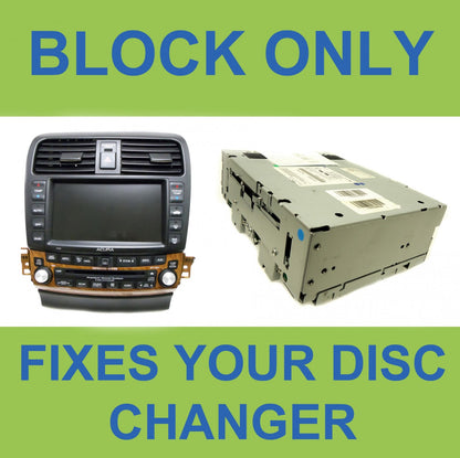 ACURA TSX navigation 6 disc changer CD player block ONLY radio