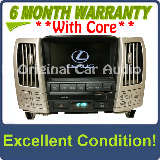 2008 - 2009 Lexus RX400H Navigation GPS Back-up Camera Display Screen