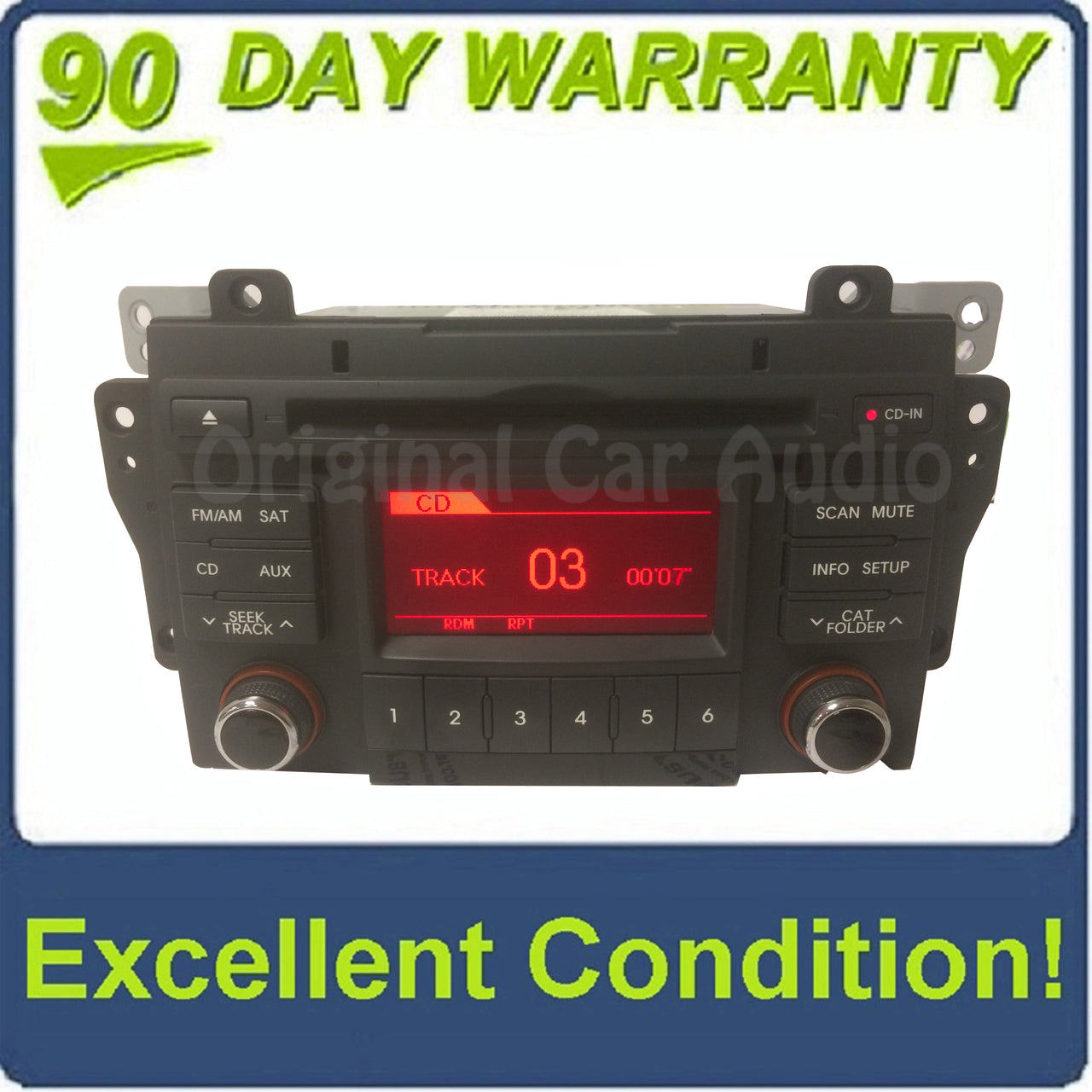 2010 - 2013 Kia Forte OEM Single CD AM FM SAT Radio Bluetooth Receiver