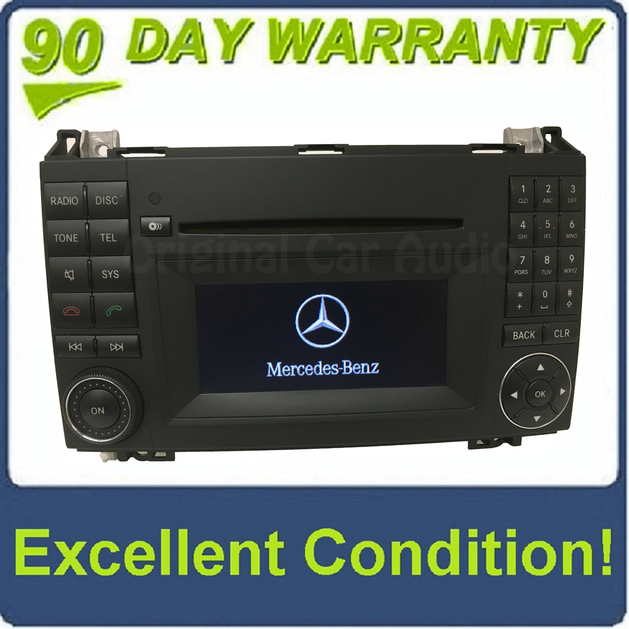 2009 - 2011 Mercedes B-Class B200 OEM AM FM Single CD Bluetooth Radio