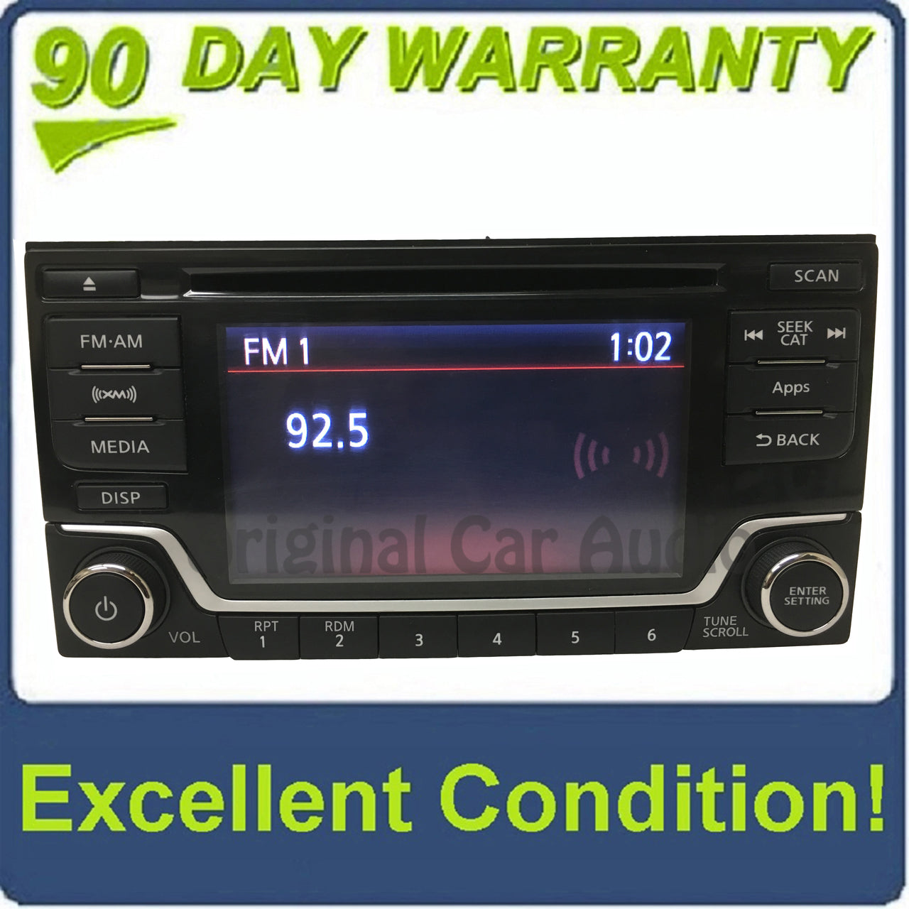 2014 - 2017 Nissan Frontier Sentra OEM MP3 Bluetooth SAT RDS Radio Receiver