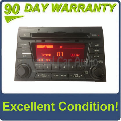 2011 - 2013 Kia Optima OEM Infinity Single CD AM FM MP3 SAT Radio DARK GREY