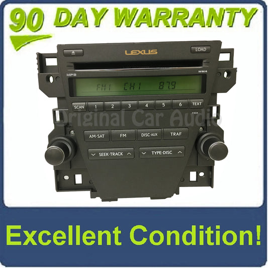 2007 - 2010 Lexus ES350 OEM 6 CD AM FM Sat MP3 Radio P1808