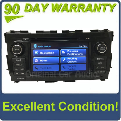 2013 - 2016 Nissan Altima OEM BOSE Touch Screen Navigation AM FM XM Rado Receiver