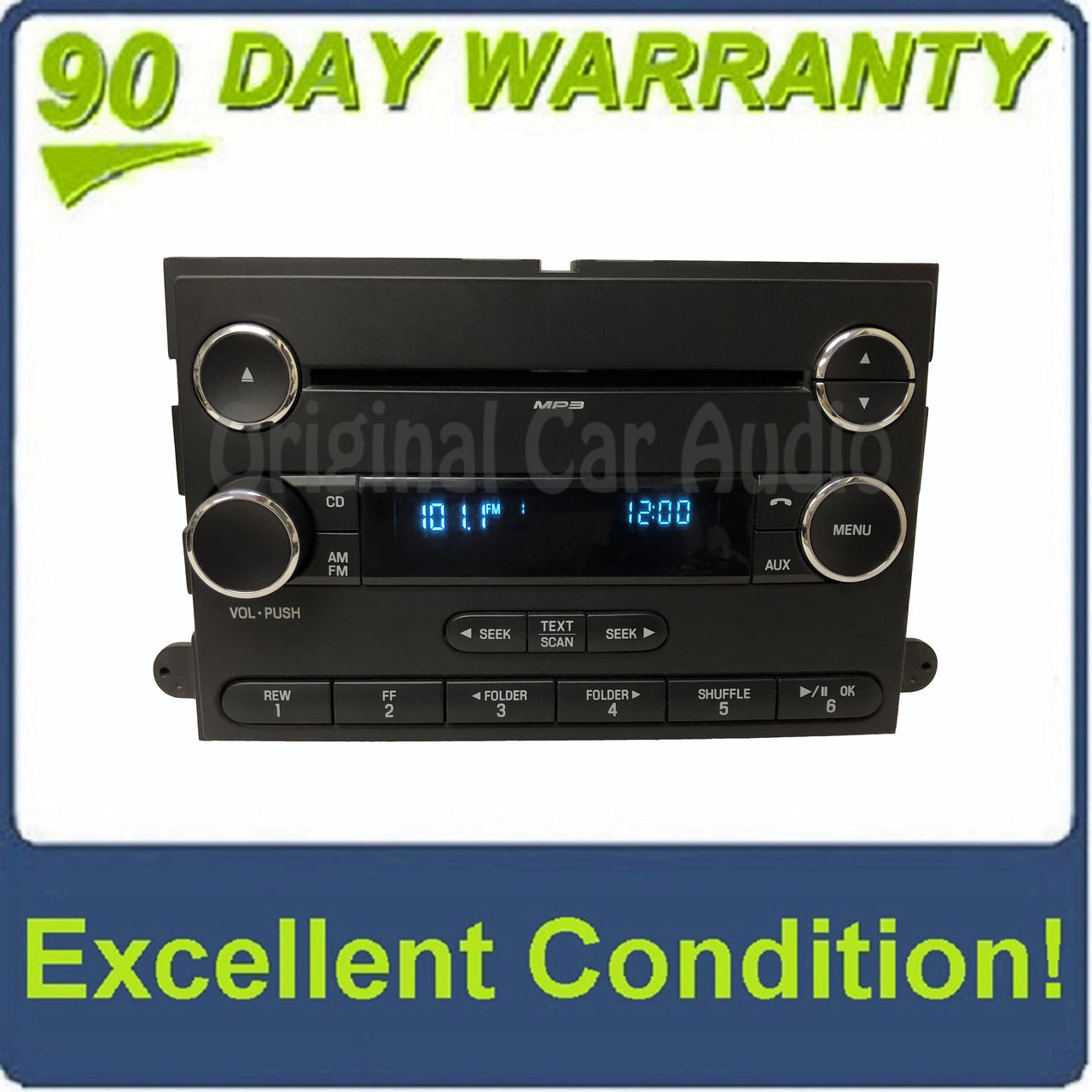 New 2009 - 2015 Ford F250 F350 Econoline OEM Single CD AM FM Radio Receiver