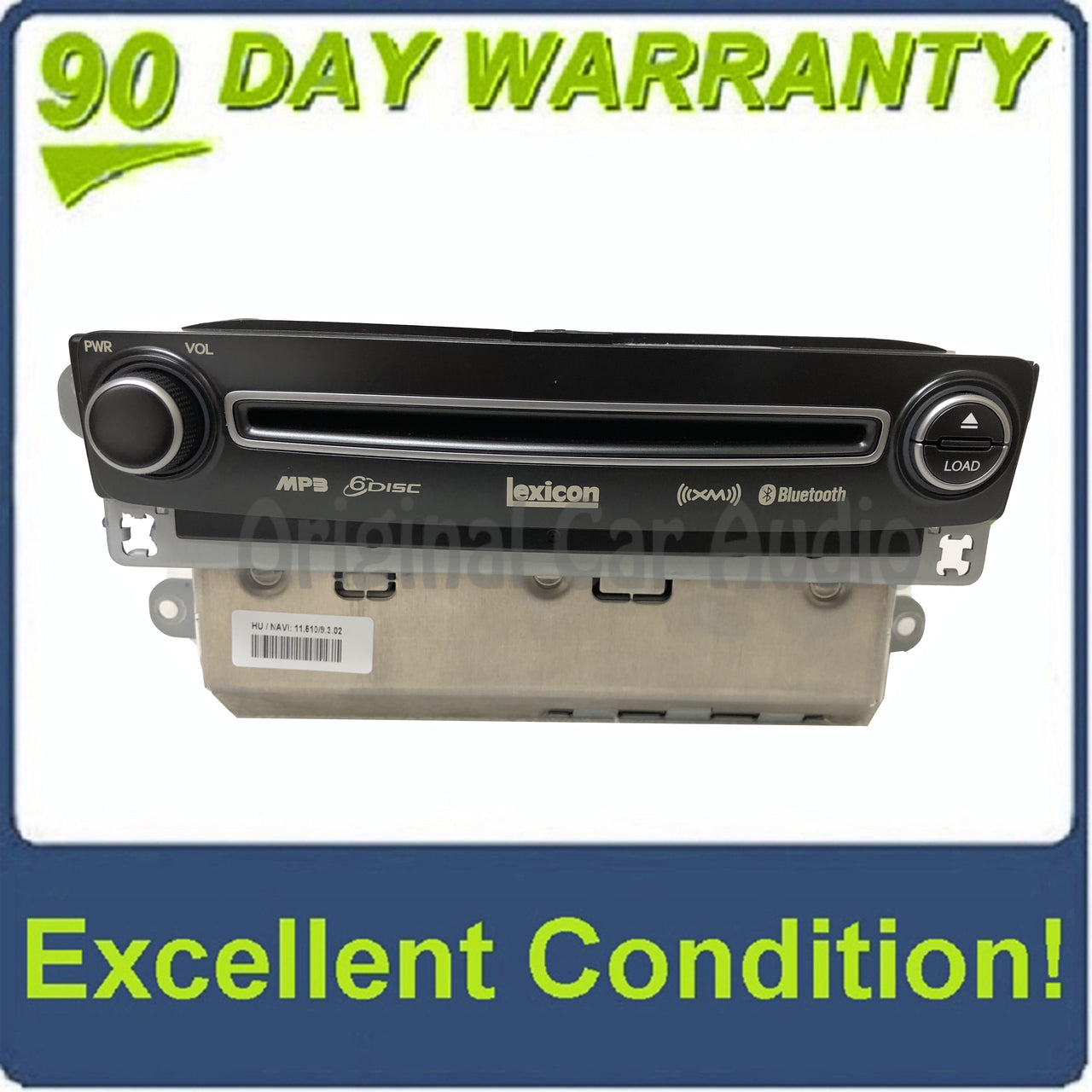 2010 - 2013 Hyundai Equus OEM Lexicon Premium Sound 6 CD Navigation Receiver