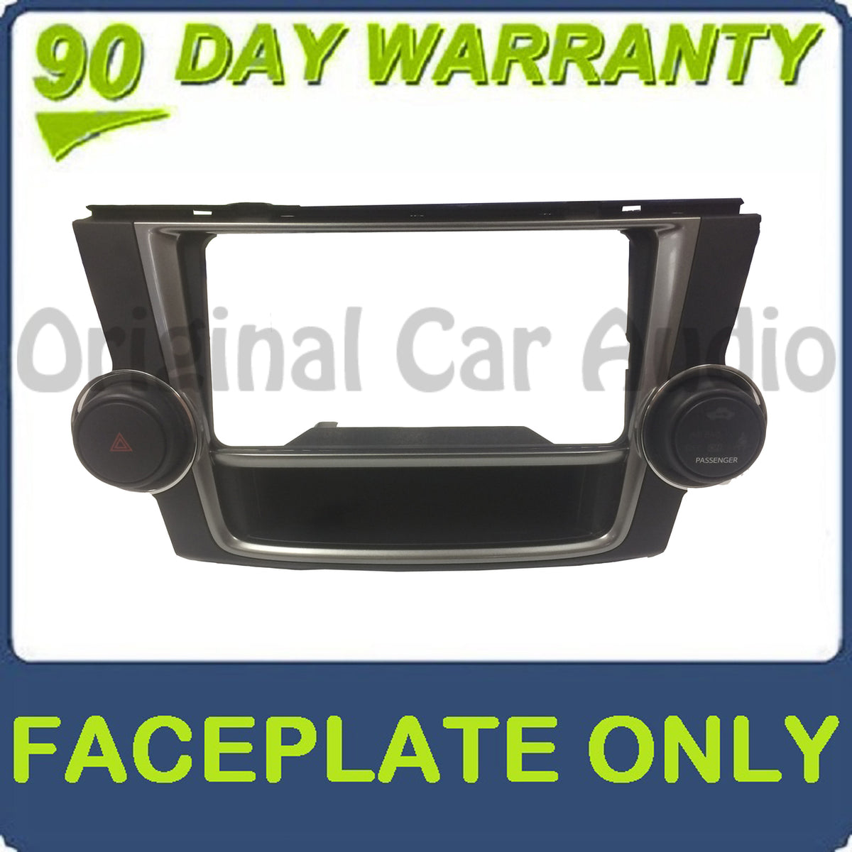 2008 - 2013 Toyota Highlander OEM Touch Screen Radio BEZEL ONLY 55424-48060