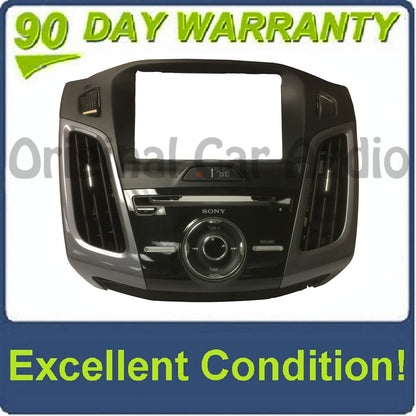 2012 - 2014 Ford Focuse OEM Sony Sound Radio Control Panel Bezel