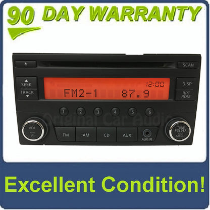 2013 - 2017 Nissan Versa OEM AUX AM FM Single CD Radio 28185 3VY0A