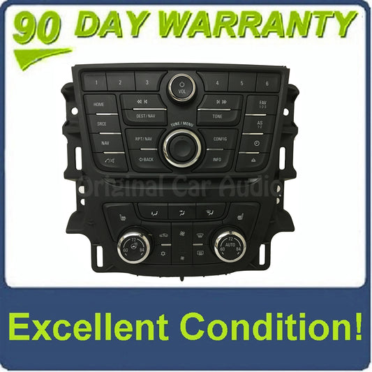 2012 - 2013 Buick Verano OEM Navigation Radio CONTROL PANEL ONLY