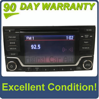 2014 - 2016 Nissan Frontier Titan OEM Premium Audio Single CD Bluetooth Sat Multi Media Radio Receiver