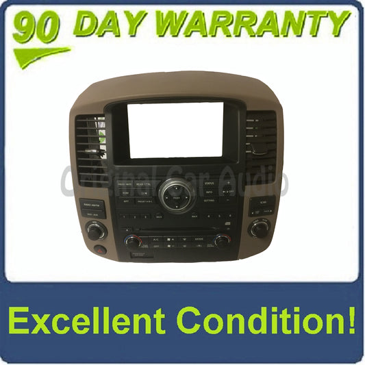 2008 - 2012 Nissan Armada Pathfinder OEM NON-BOSE Radio Audio Control Panel ONLY