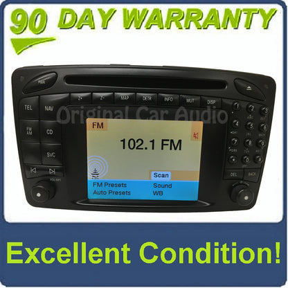 2001 - 2003 Mercedes C-Class OEM Command 2.0 Navigation CD Player AM FM Radio Receiver